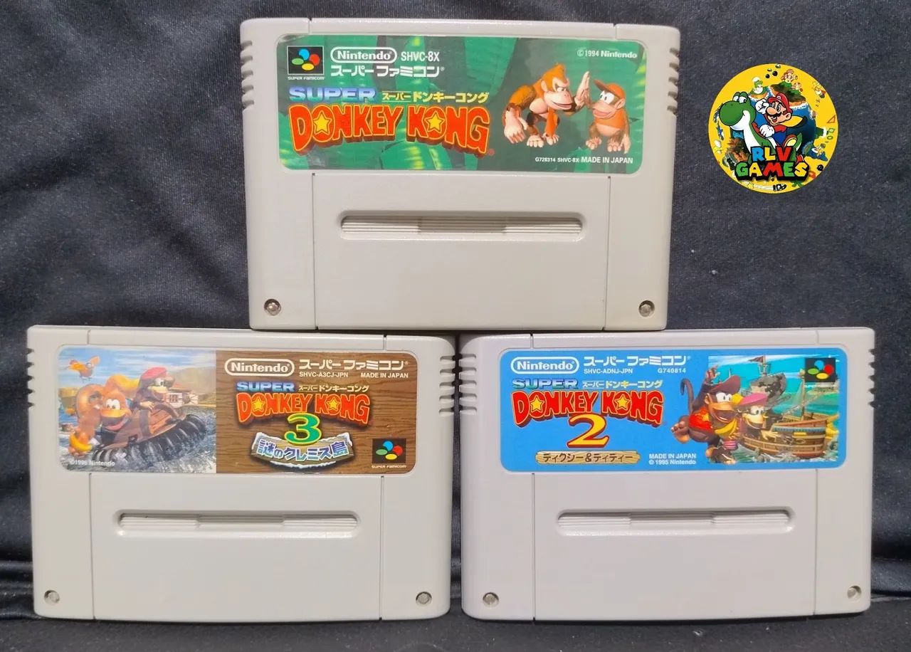 Trilogia Donkey Kong Country Original Japonesa