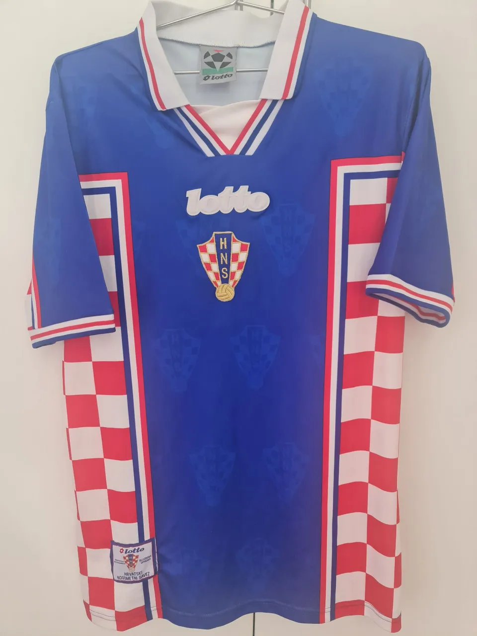 Camisa retro Croácia 1998 - Lotto - Tamanho M