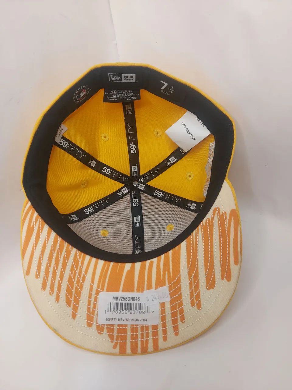 Boné Los Angeles Dodgers amarelo - New era - 59fifty - Baseball - world séries  - Foto 5