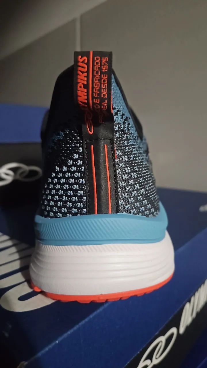 Olympikus Veloz 2 - Azul e Preto - Foto 2