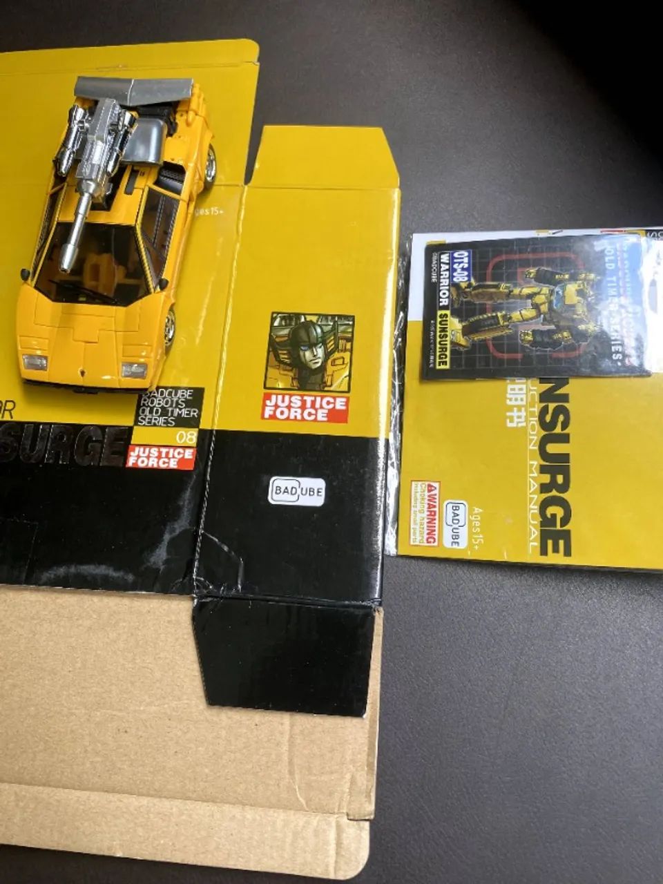 Transformers OST-08 Sunsurge (Sunstreaker - Ferrari Countach) - Autobot - Foto 2