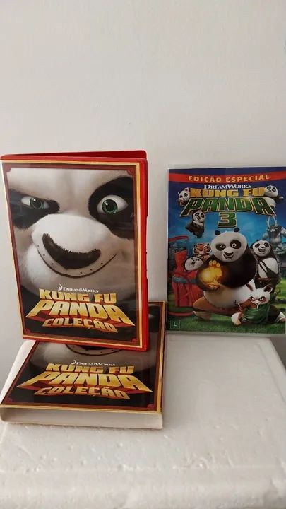 3 Dvd coleção Panda
