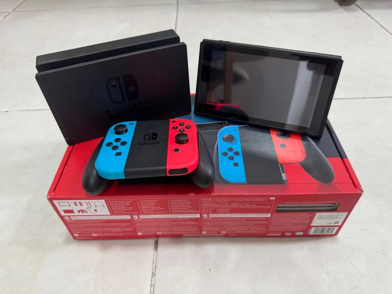 Nintendo Switch v2 com case e pelicula  - Foto 3