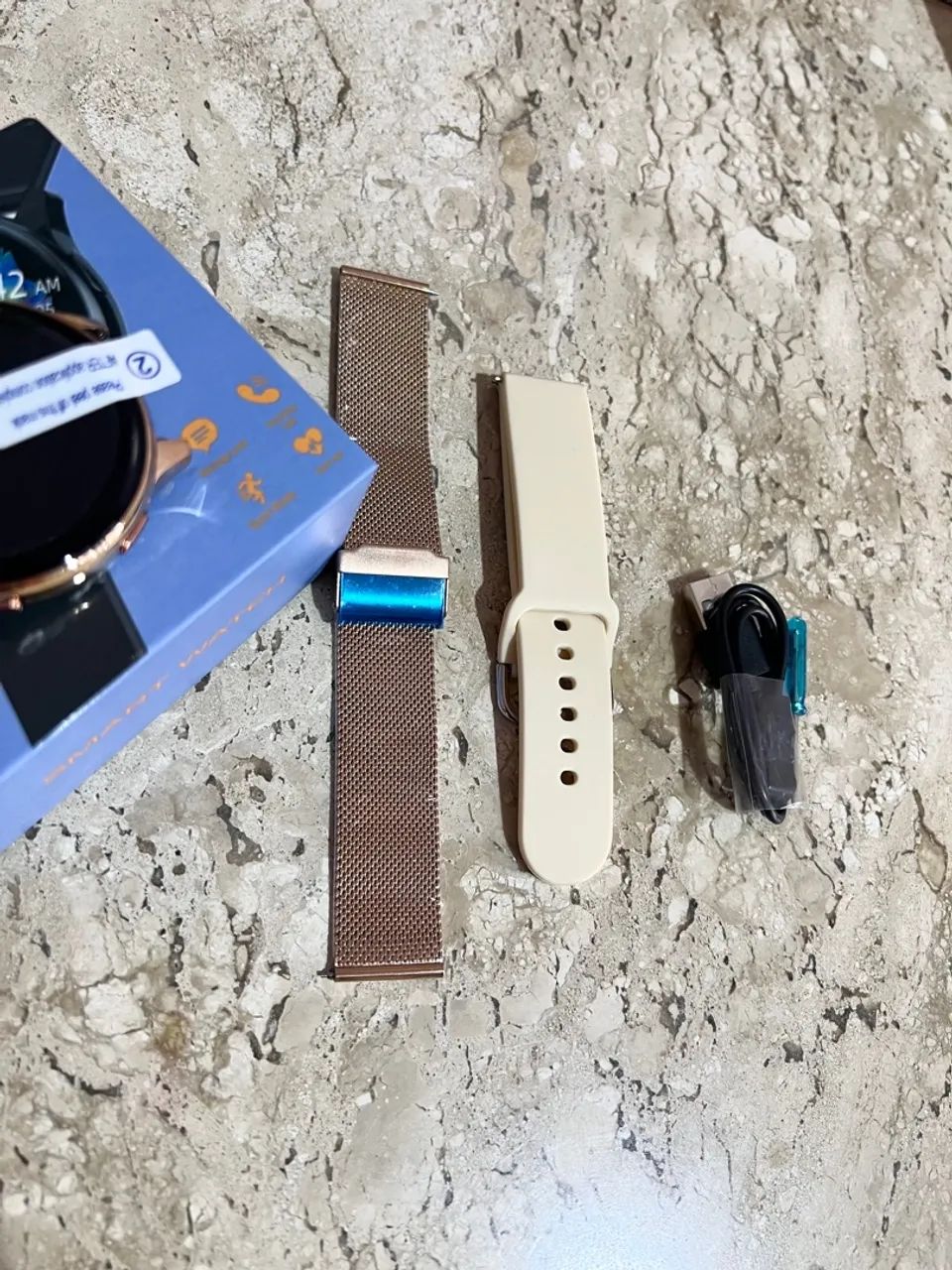 Smartwatch Active 2 - Novo, com pulseiras extras - Foto 4