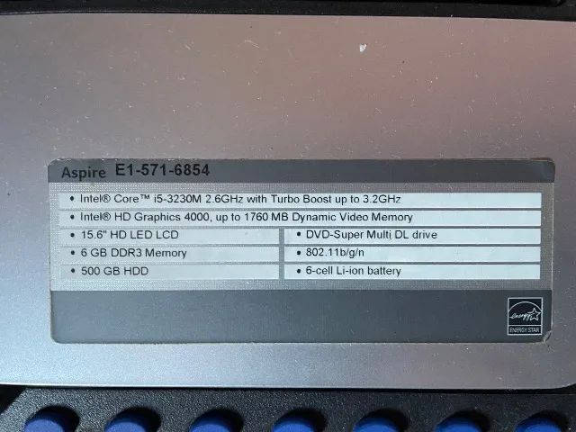 Notebook Acer Aspire 120GB SSD - Foto 2