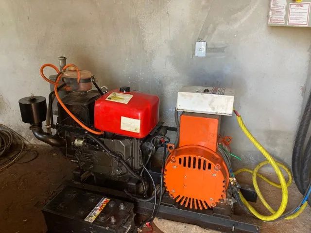 Grupo Gerador Motor Tramontini Diesel Alternador Bambozzi 20 kva monofásico painel c/ QTA