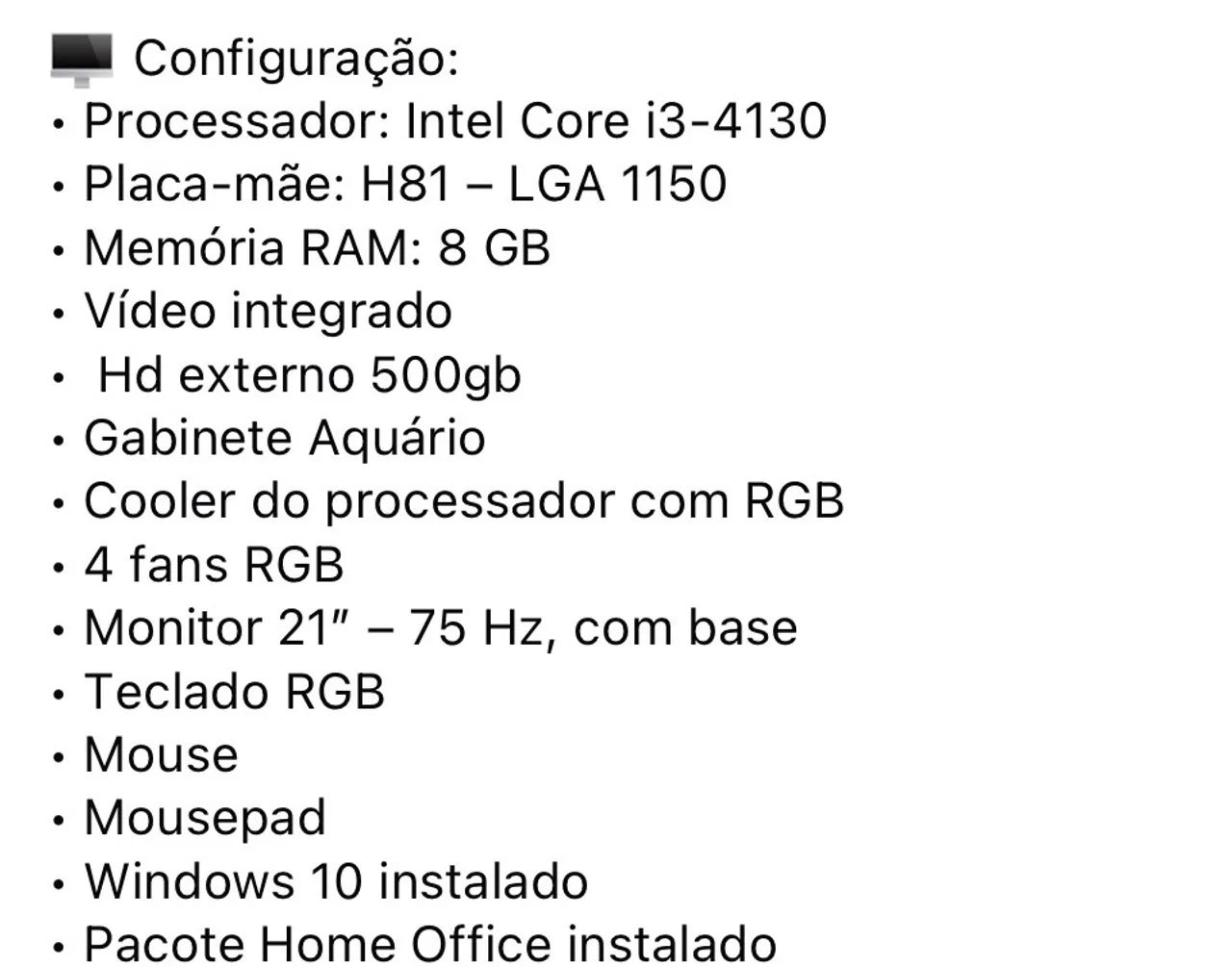 ?MPU- PC ÓTIMO PARA TRABALHOS E JOGOS INTERMEDIÁRIOS? - Foto 4