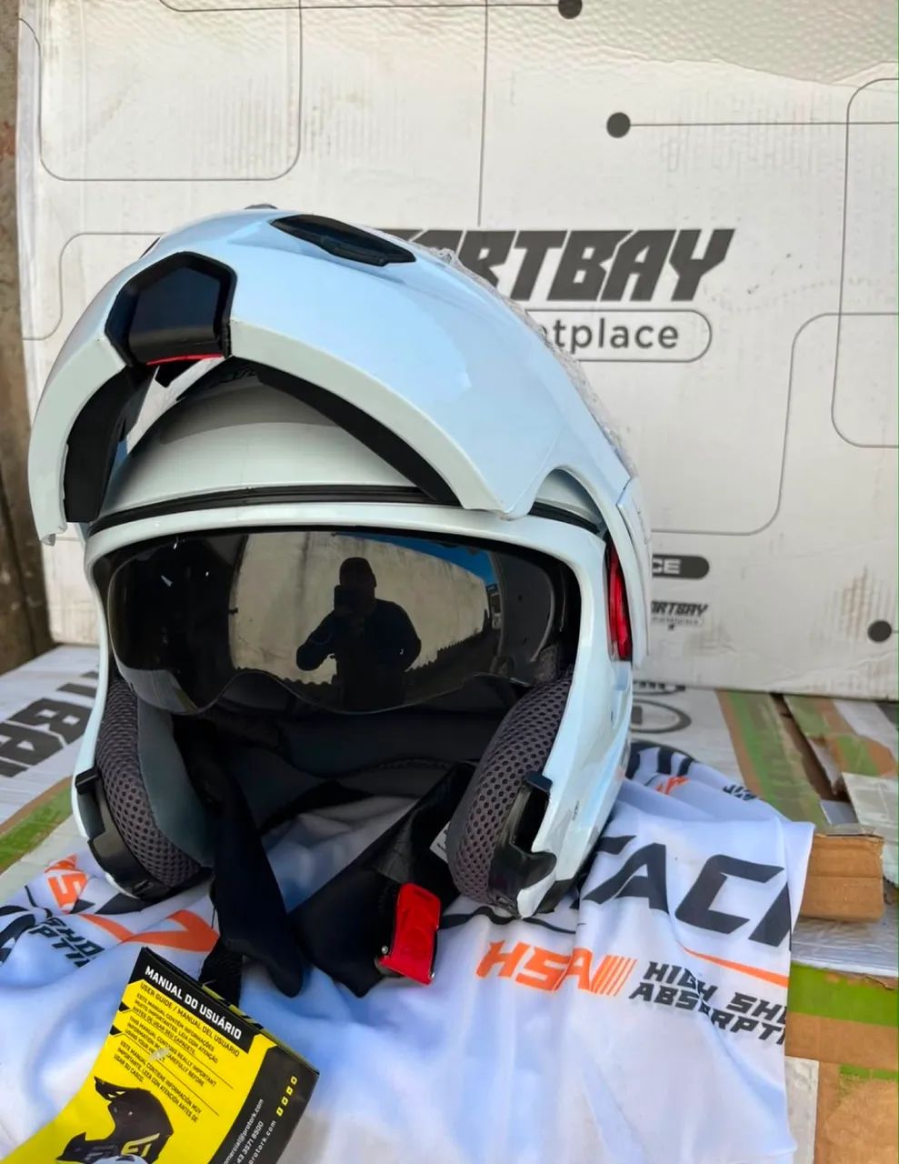Capacete Pro tork V pro Jet Solid - Foto 3