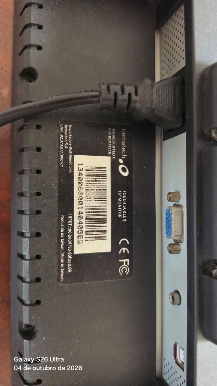 Monitor Bematech Touch BT15XX - Foto 4