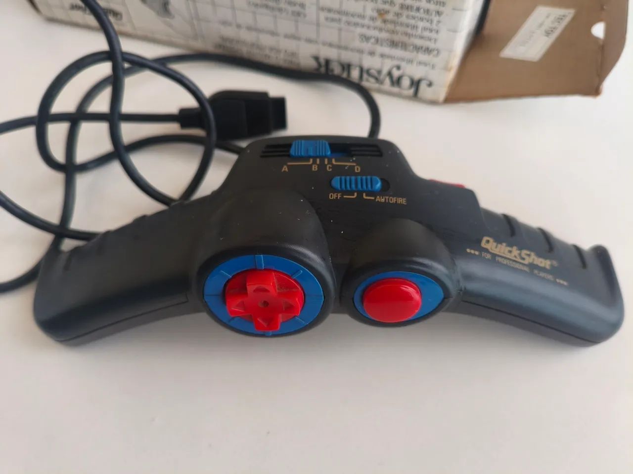 Controle Jostick Quickshot Tipo Asa Master System  - Foto 2