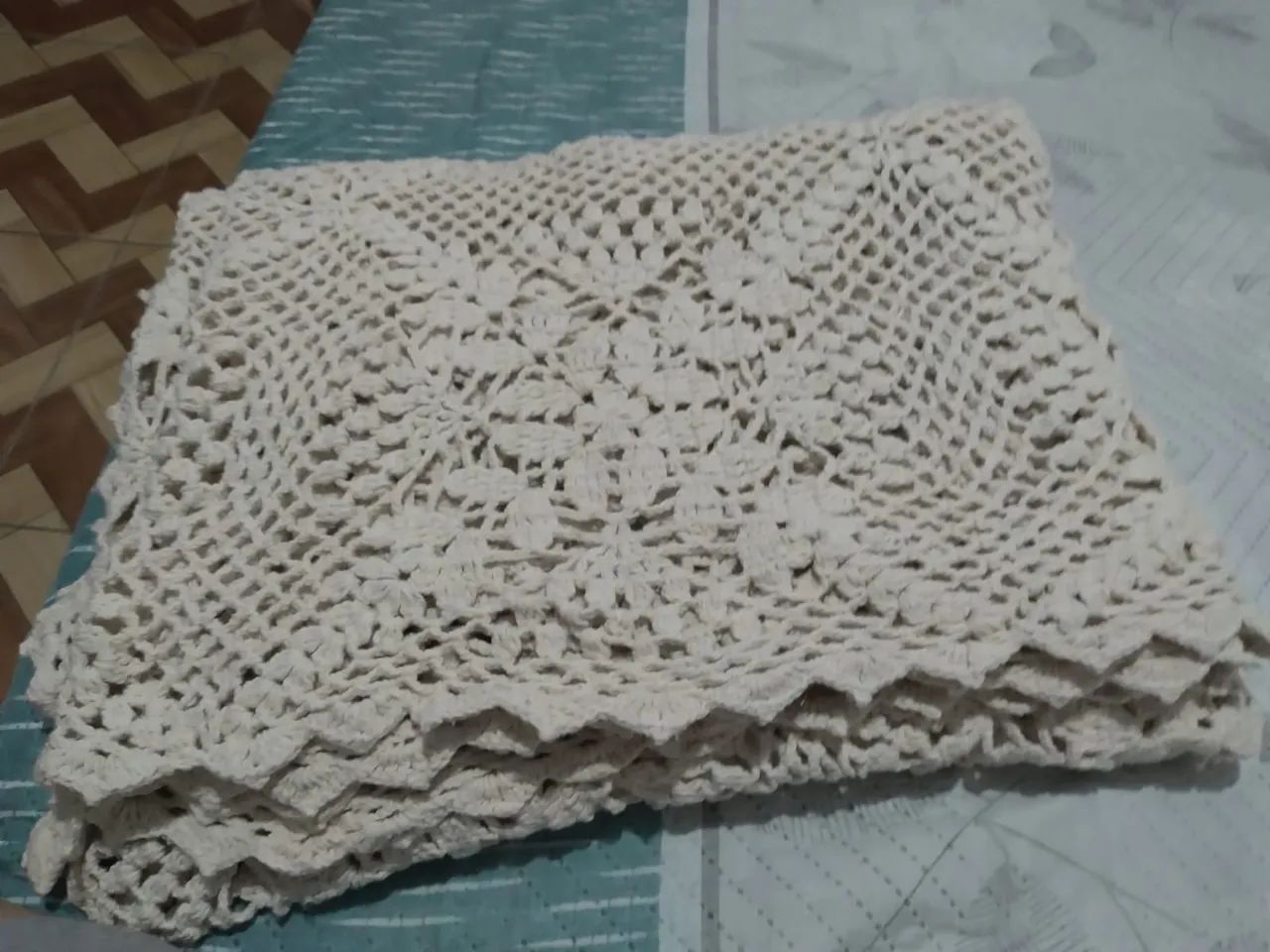 Colcha de crochê artesanal  - Foto 2
