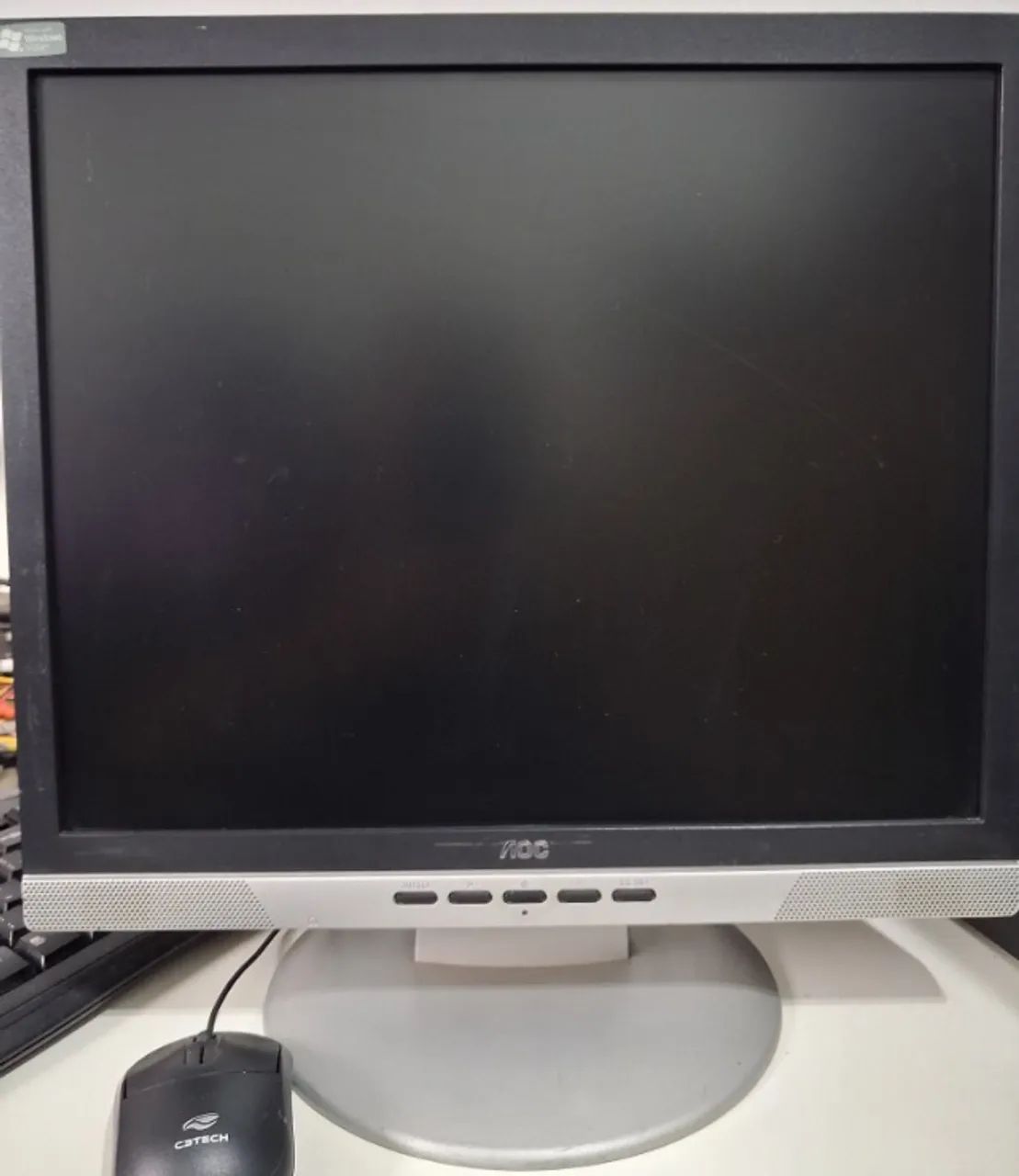 Monitor AOC 17 polegadas LCD com som 712SA - Foto 3