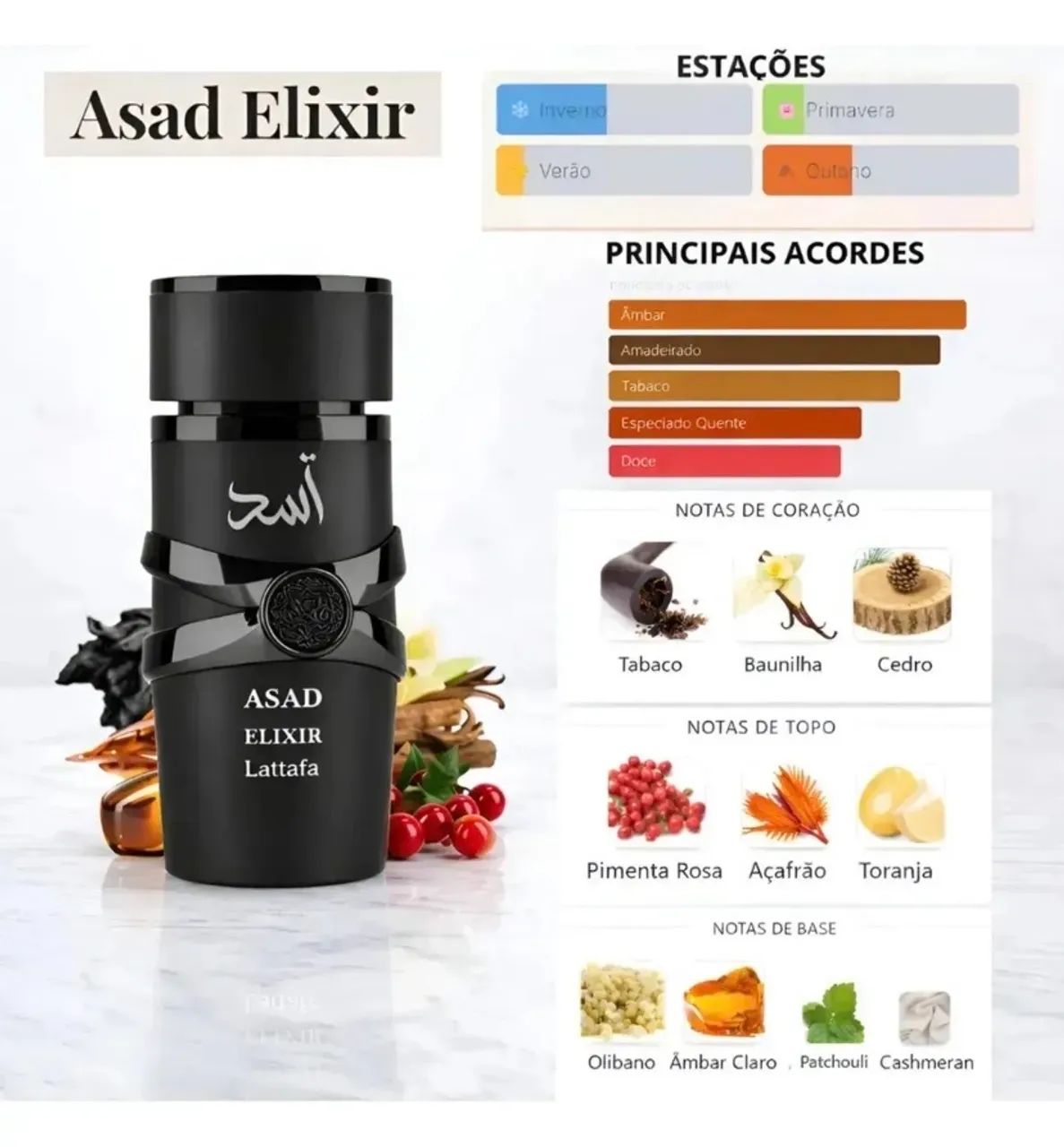 PERFUME ÁRABE ASAD ELIXE - Foto 4