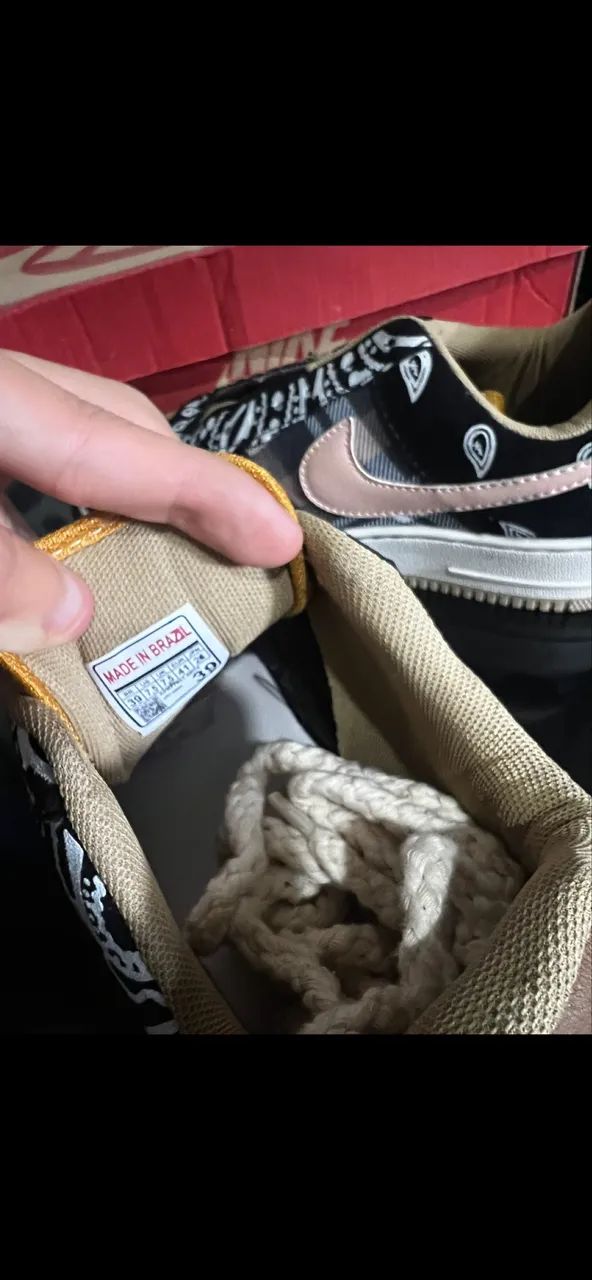 Tênis Travis Scot Nike pra vender hoje - Foto 3