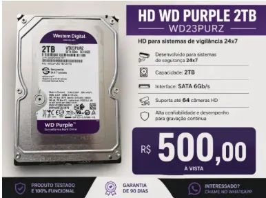 HD WD PURPLE 2TB 