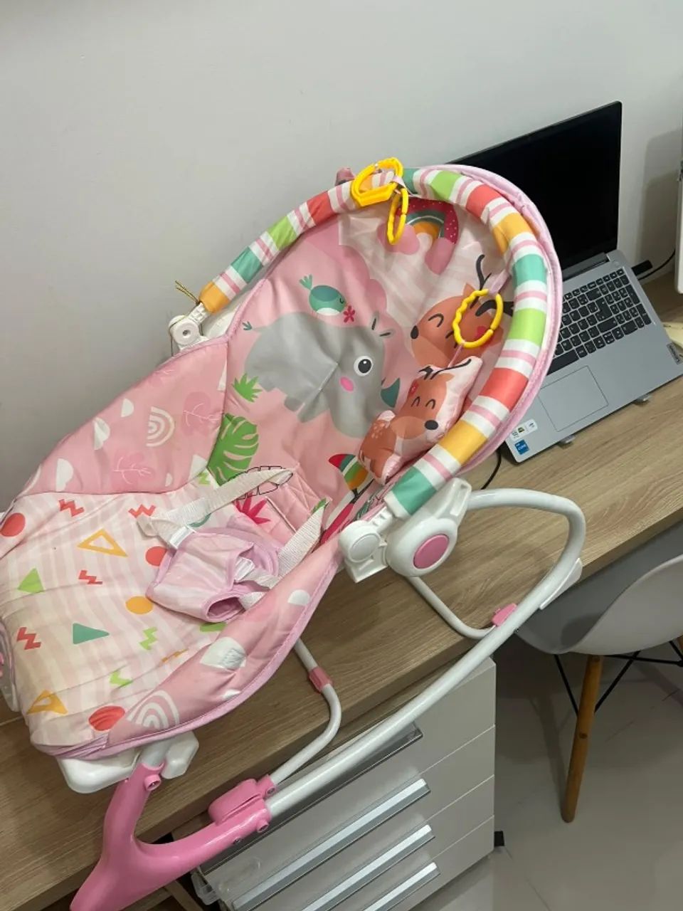CADEIRINHA DE DESCANSO E BALANÇO DE BEBE - Foto 2