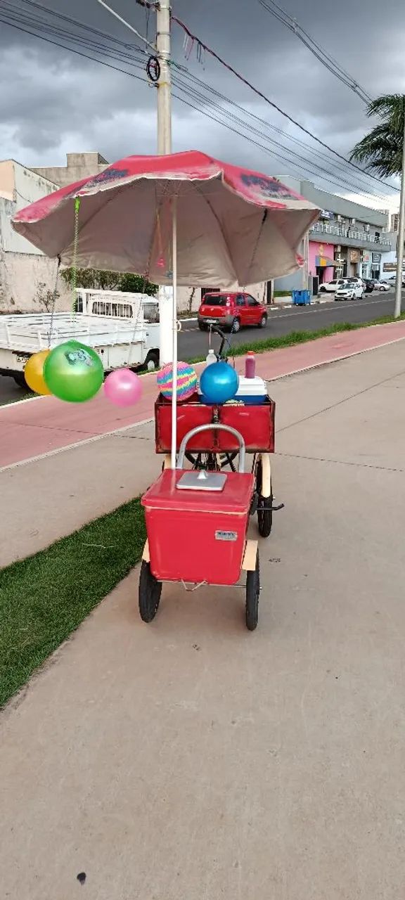 Triciclo+carrinho de picolé  - Foto 4