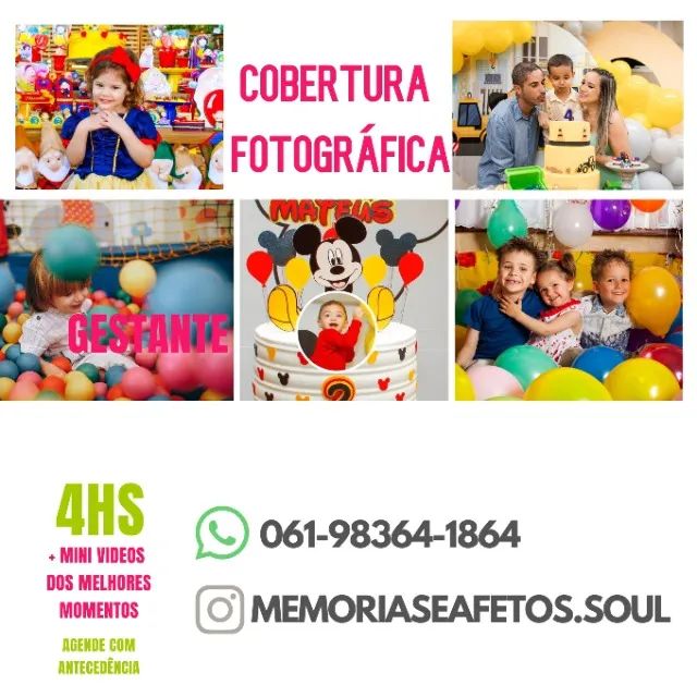 Cobertura Fotográfica Festa infantil  - Foto 2