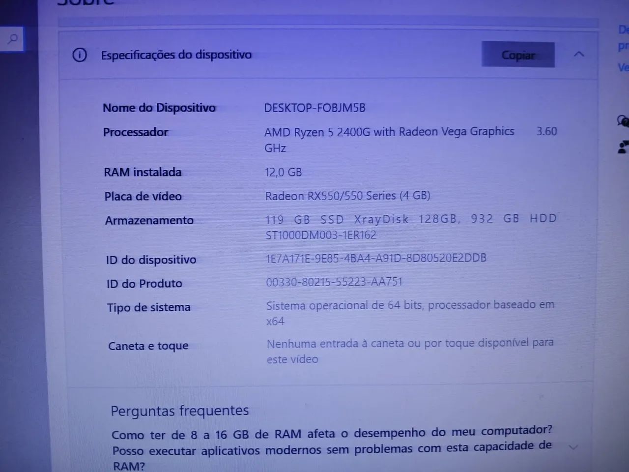 PC gamer RX 550 - Foto 5