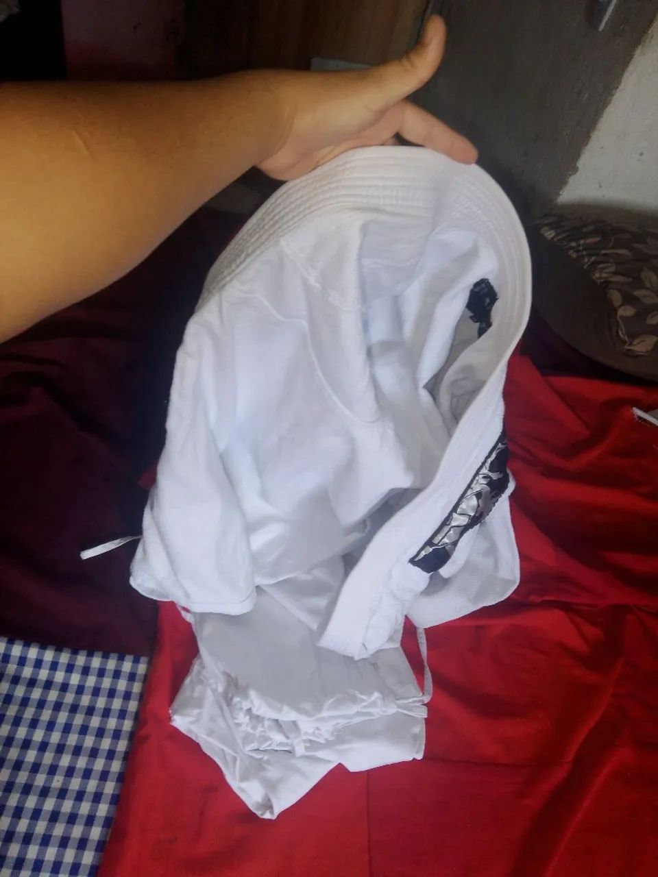 Kimono jiu-jitsu A3 Branco  - Foto 2