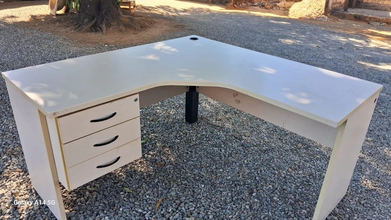 Mesa de escritório de canto  - Foto 5