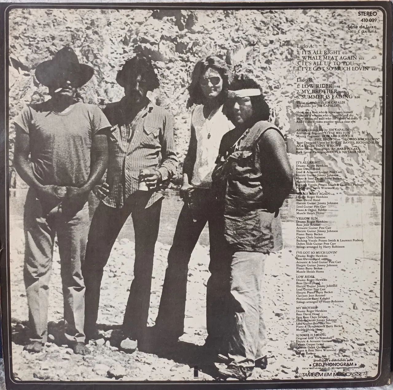 Lp/vinil: Jim Capaldi "Whale Meat Again" - Foto 2