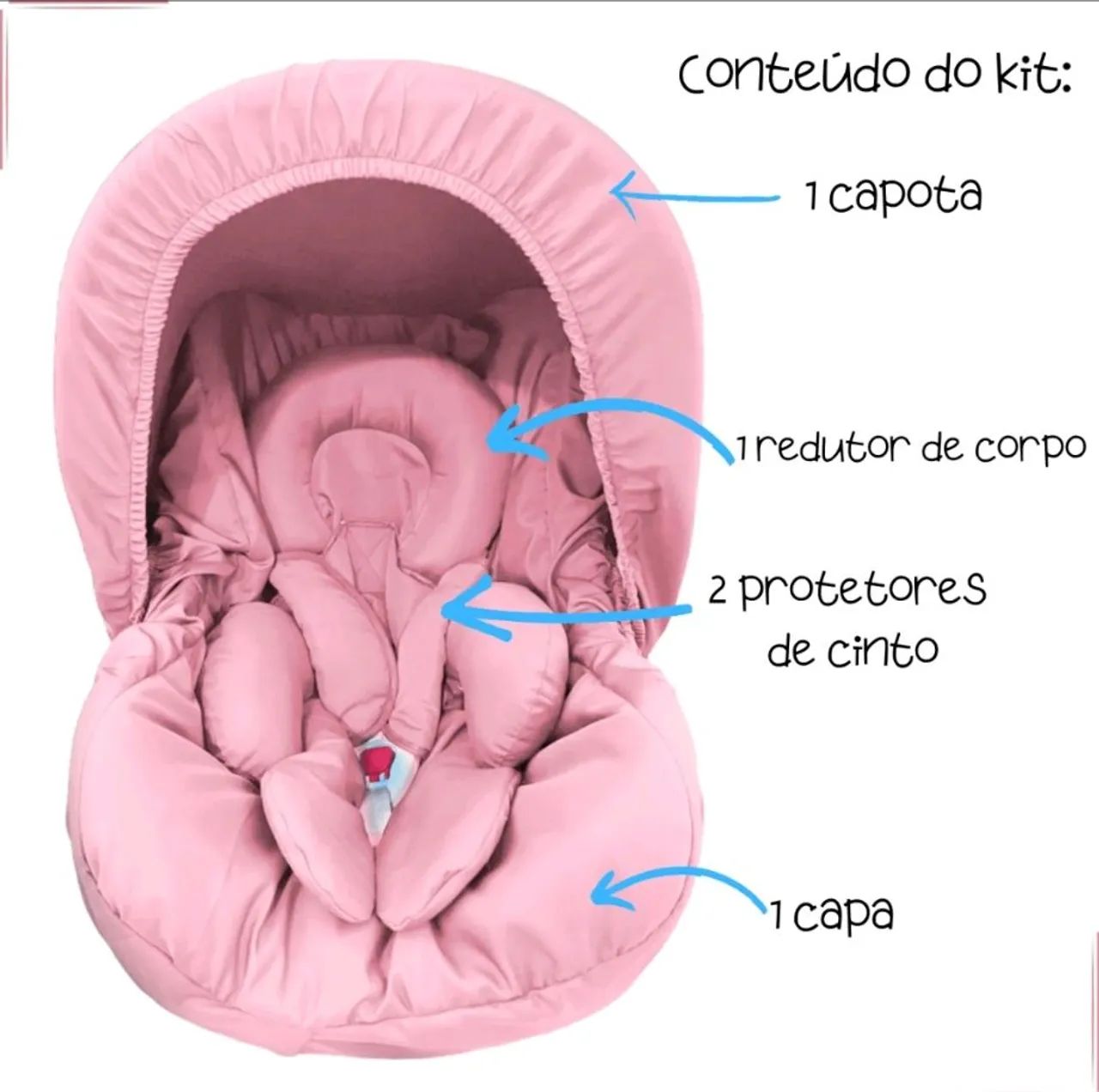 Capa para Bebê Conforto Kit