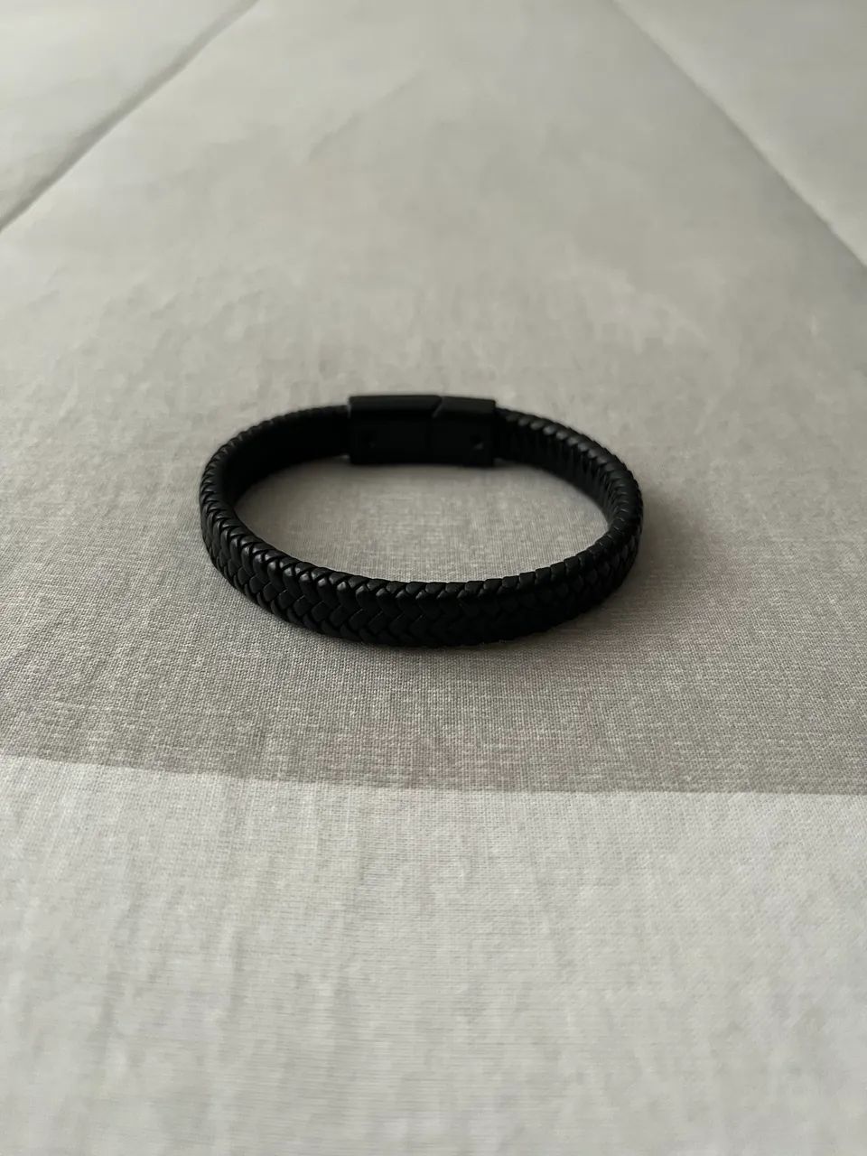 Pulseiras Masculinas, Cor Preta - Foto 2