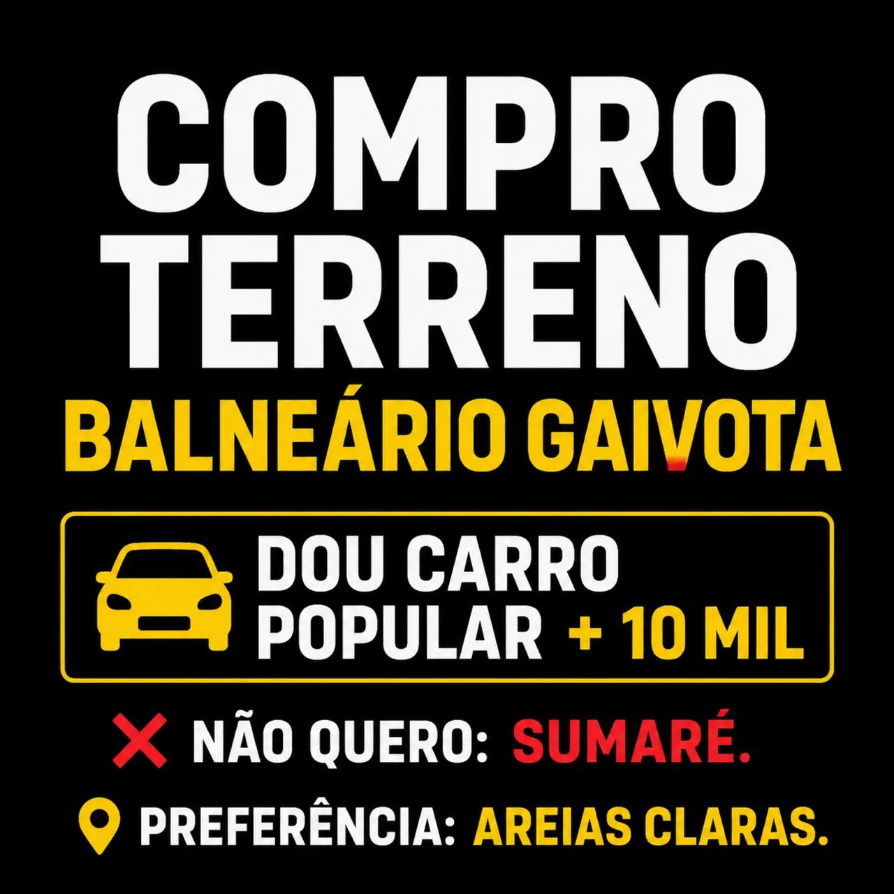 Compro Lote Balneário Gaivota