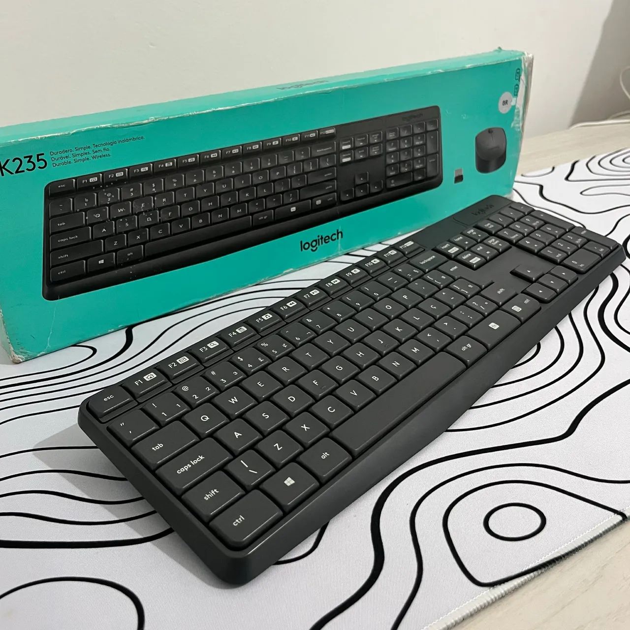 Kit Teclado e Mouse Sem Fio | Logitech MK235 - Foto 3
