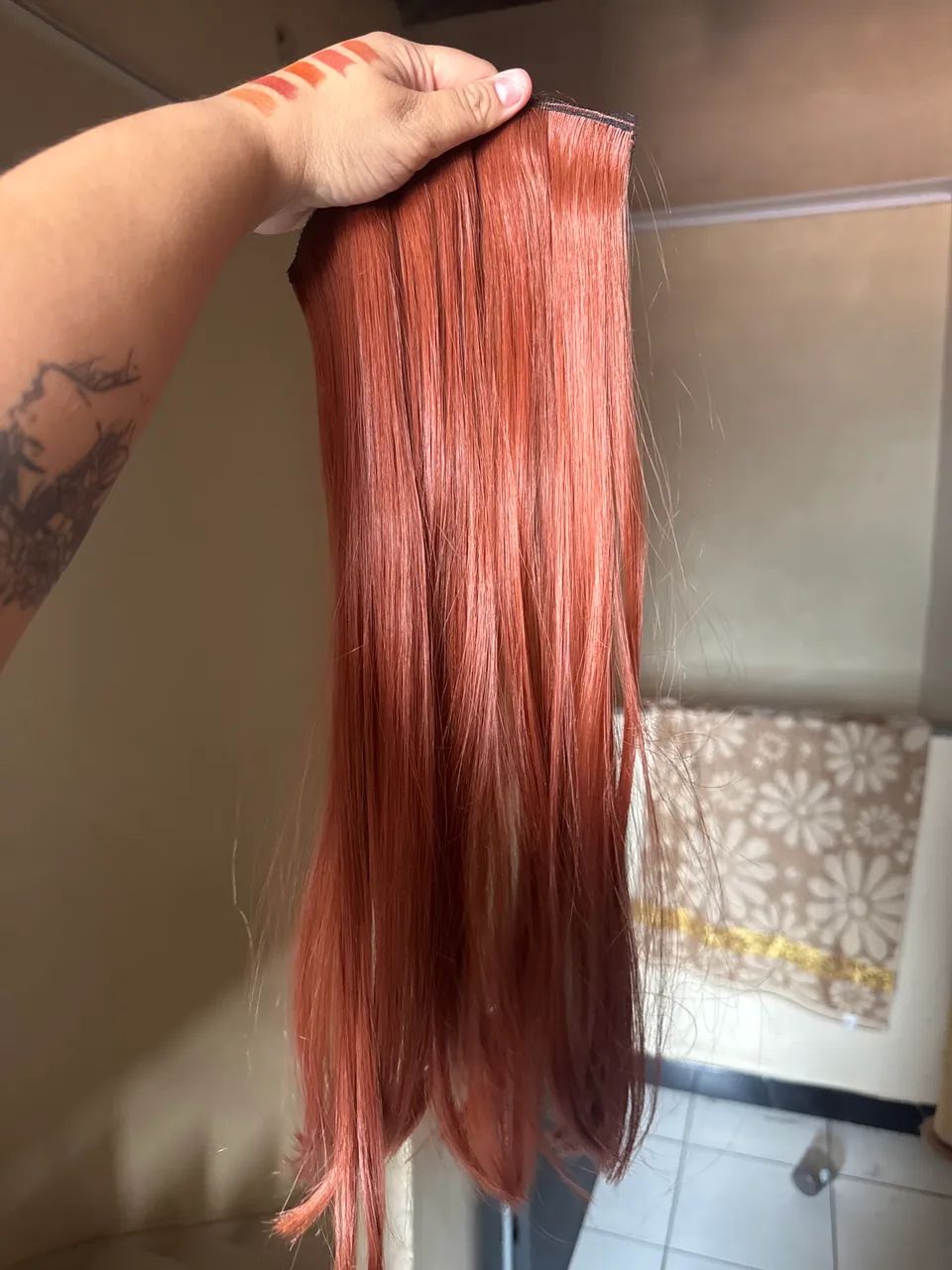Extensão Cabelo Tic-tac Ruivo Acobreado
