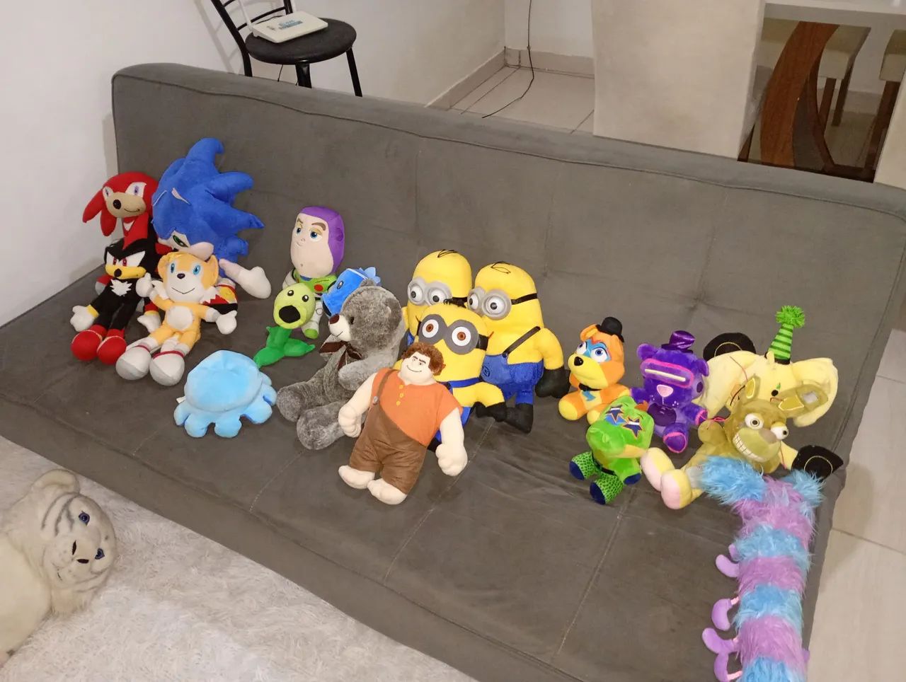conjunto de pelúcias 