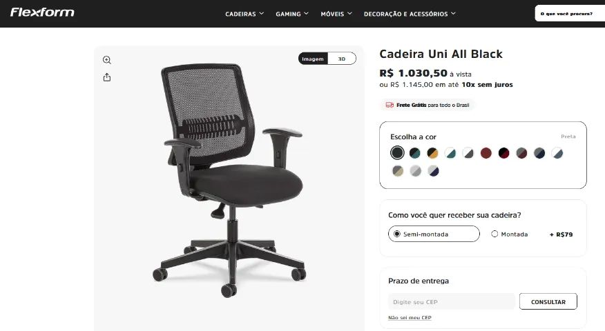 Cadeira ergonômica Flexform - Foto 4