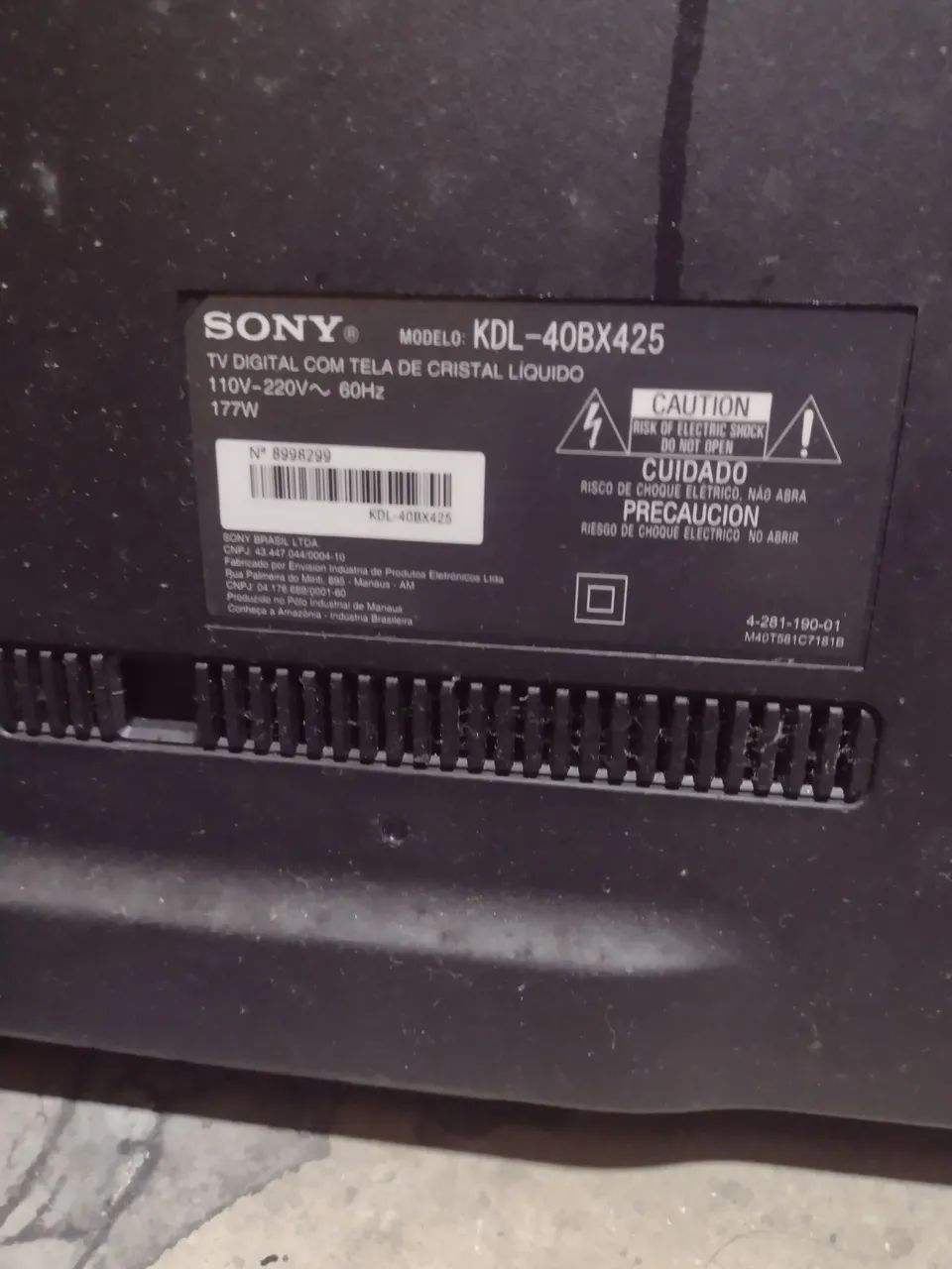 Tv Sony 40 polegadas leia a descrição  - Foto 5