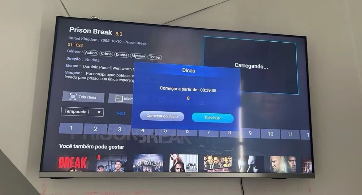 Smart TV AOC 50 polegadas 4K - 50U6305/78G - COM DEFEITO