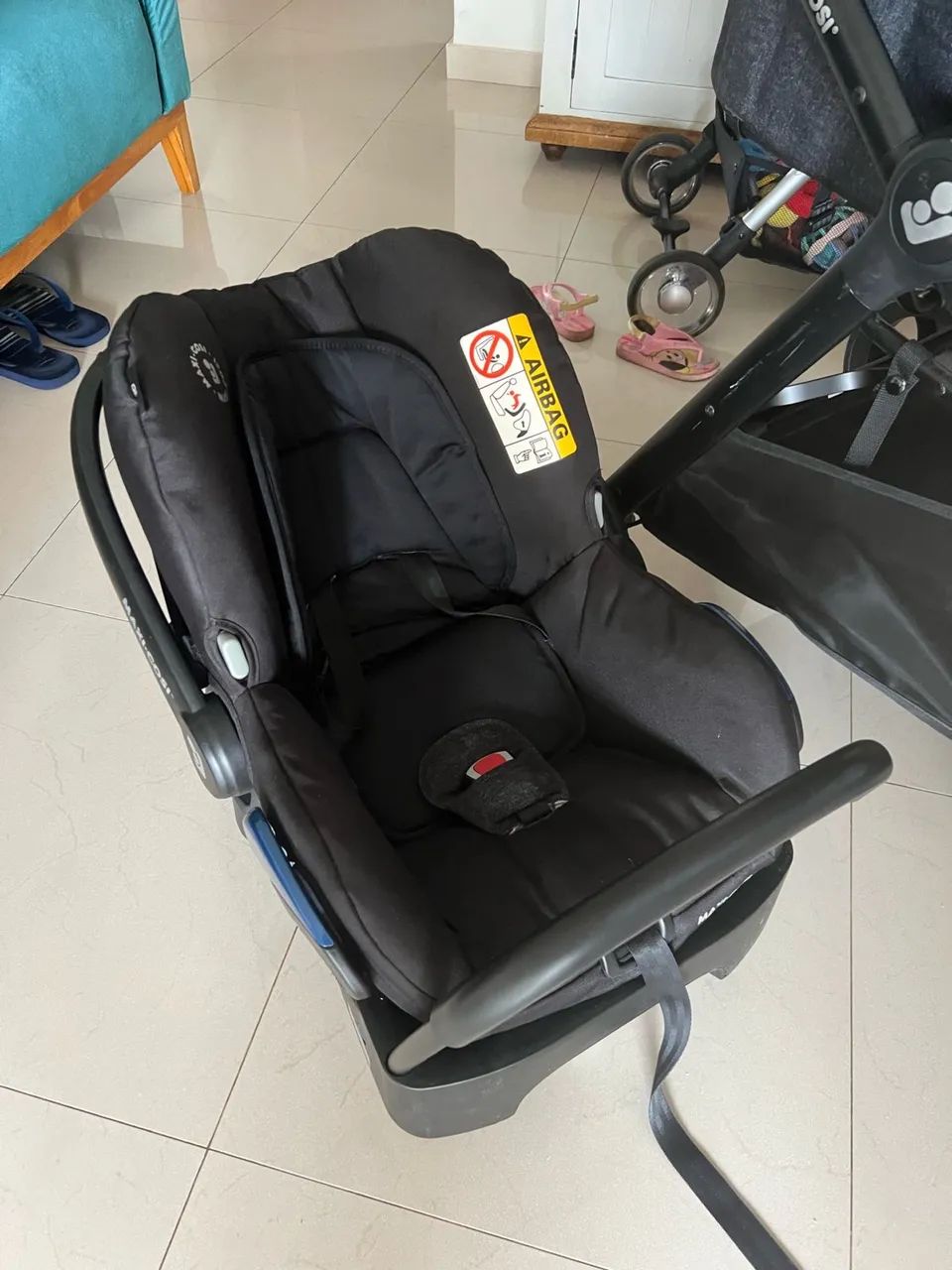 CARRINHO DE BEBÊ + BEBÊ CONFORTO MÁXI COSI - Foto 3