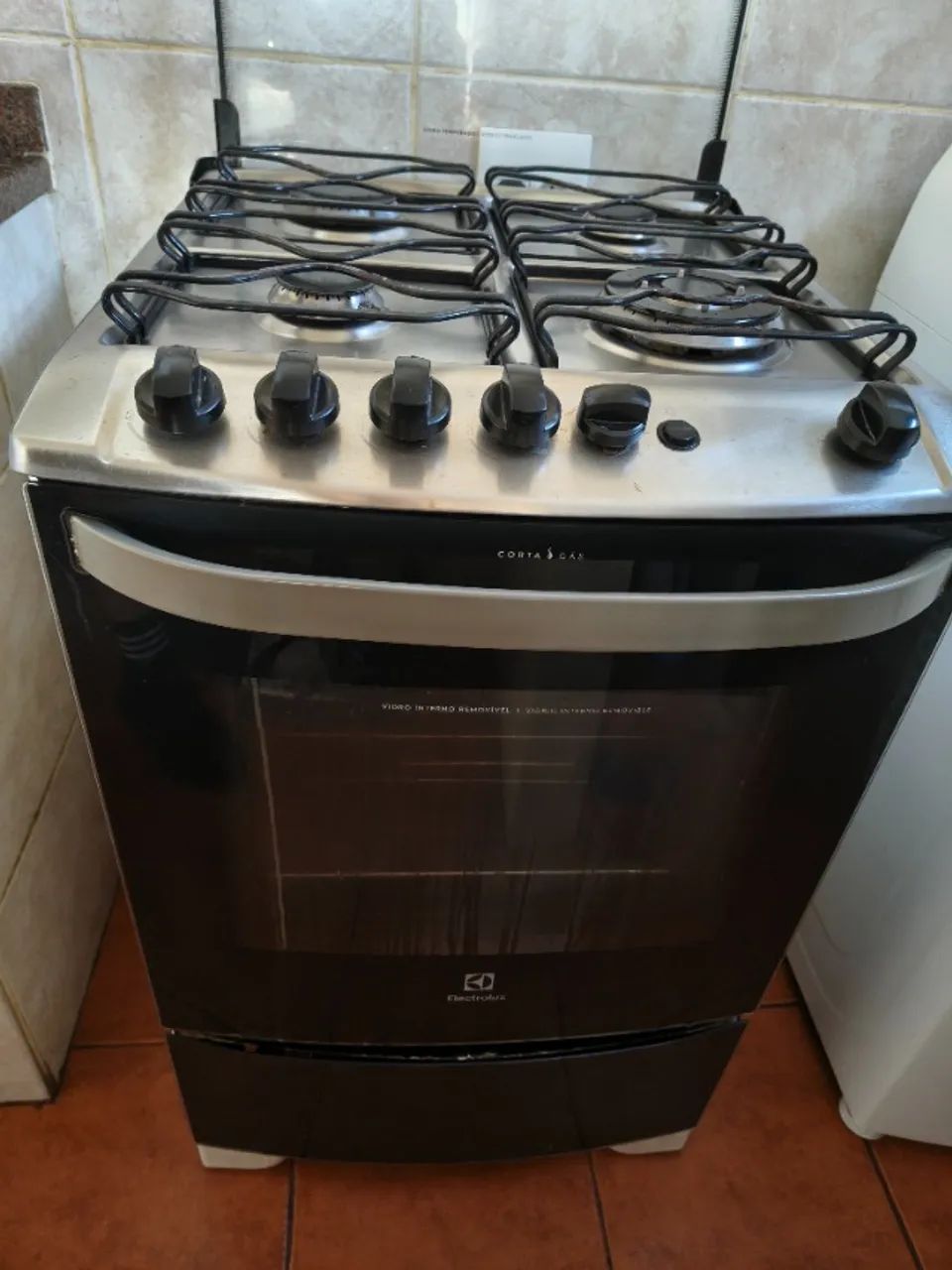 Fogão Electrolux 4 bocas com mesa de inox - Foto 4