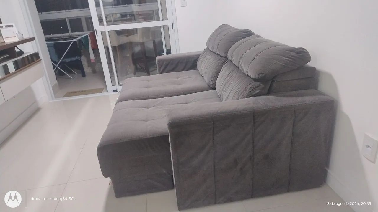Sofá retrátil 2 lugares - Foto 2