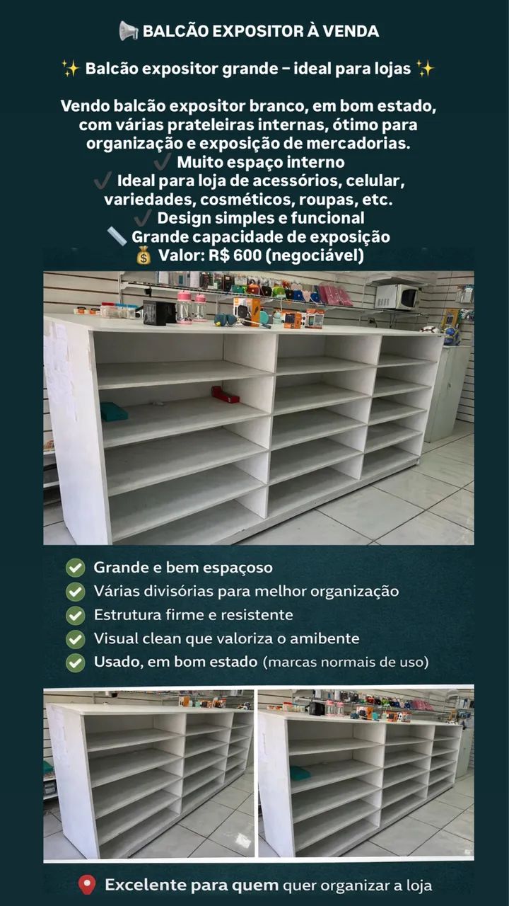 Expositor balcão 