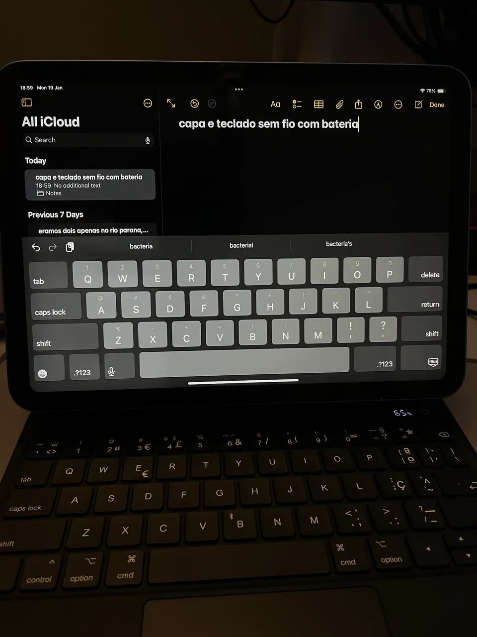 Capa teclado ipad - Foto 2
