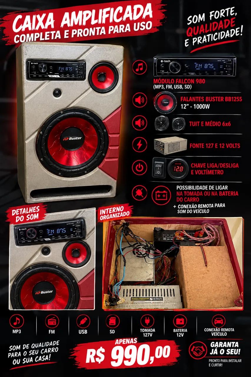Caixa box home/auto