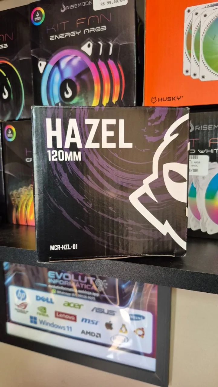 Cooler processador Intel e AMD LED novo, lacrado, com garantia! - Foto 2