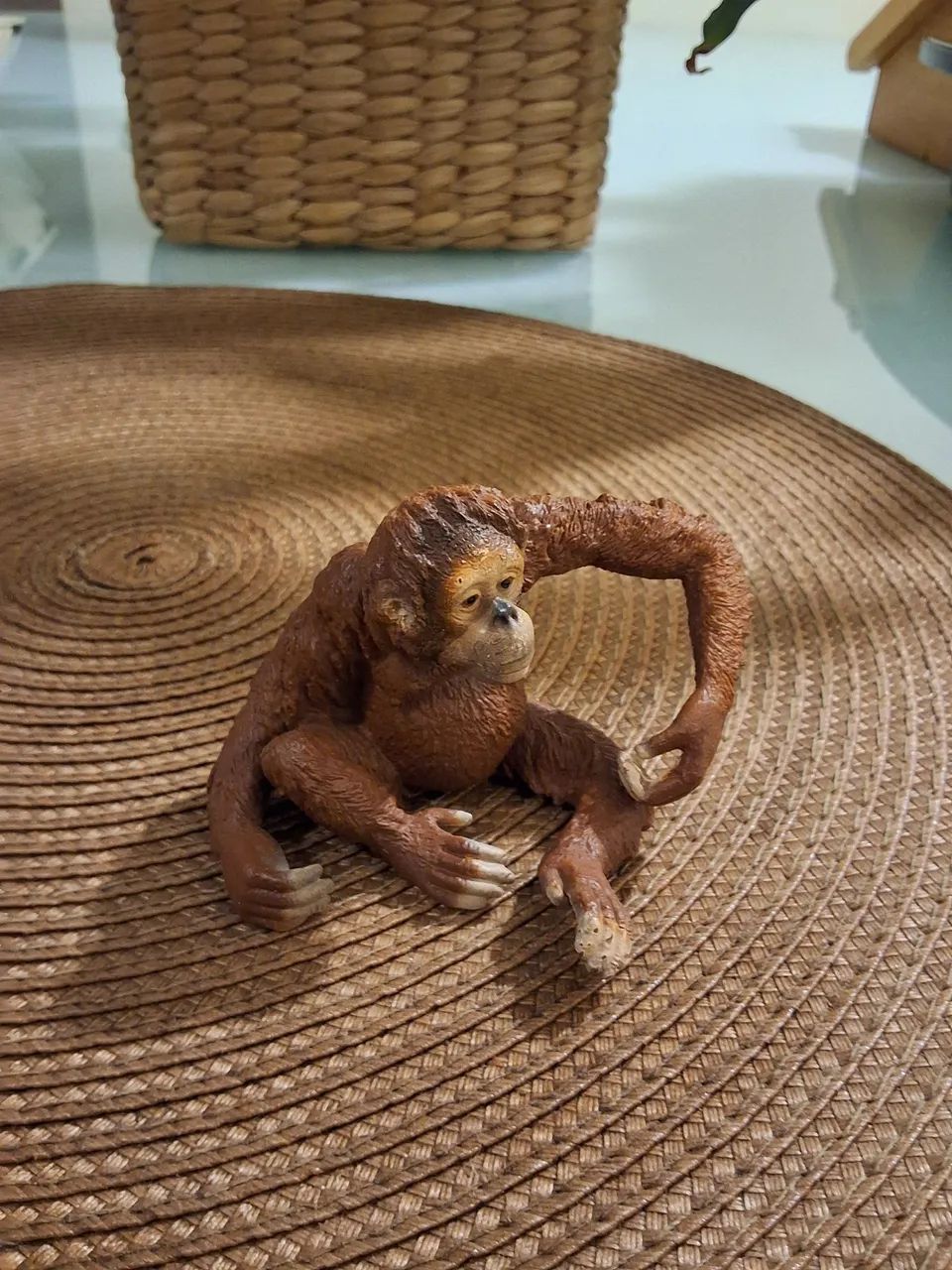 Orangotango Schleich 2016 braço móvel 7,8cm - Foto 4