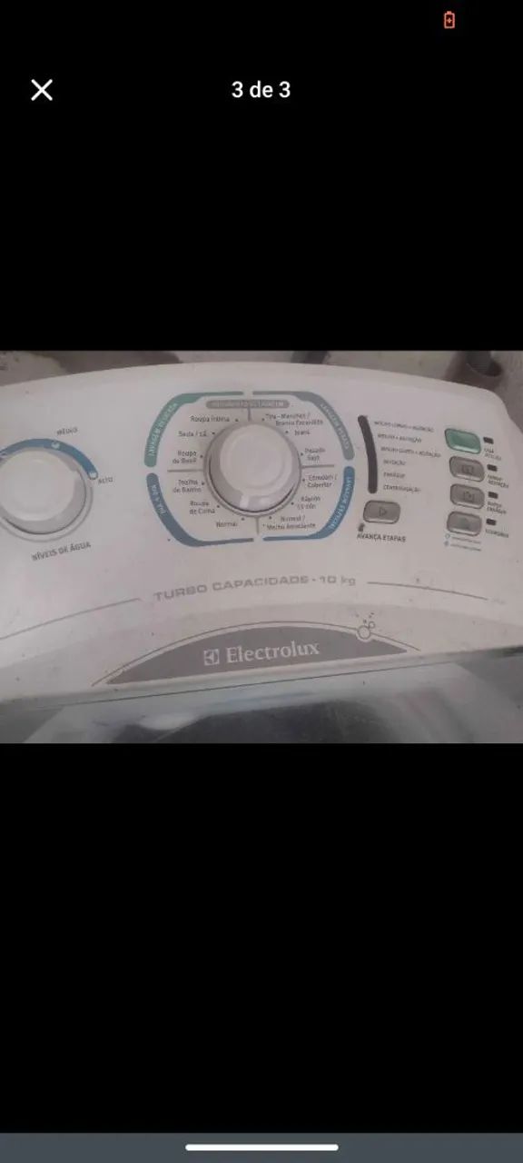 Máquina de lavar 10 kg funcionando com defeito  - Foto 2