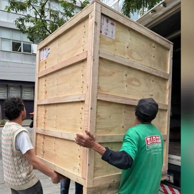 Caixa de Madeira Tratada para Transporte Marítimo ou Aéreo - 115x115x145 cm - Nova - Foto 3