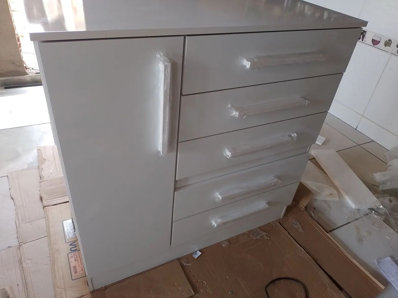 CÔMODA INFANTIL NOVOS NA CAIXA FAZEMOS A ENTREGA GRÁTIS LIGAÇÃO OU WHATSAPP  - Foto 5