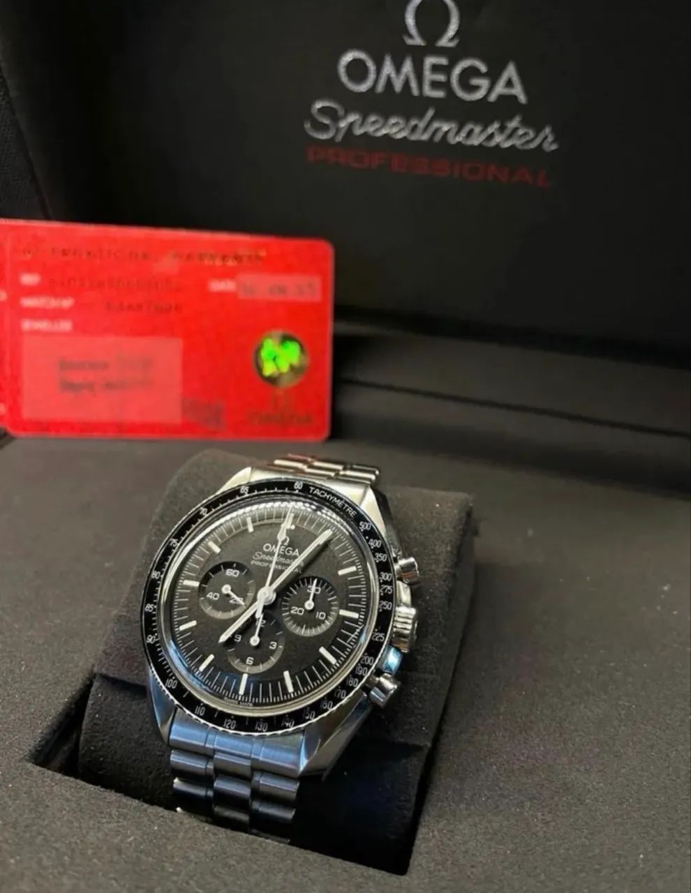 Omega Speedmaster Moonwatch Professional Hesalite 2025 - Completo