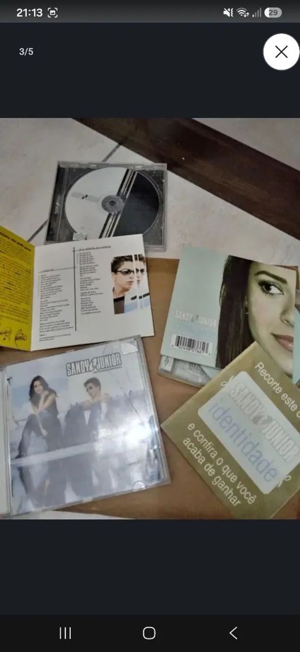 Cds Sandy e Júnior versões antigas  - Foto 4