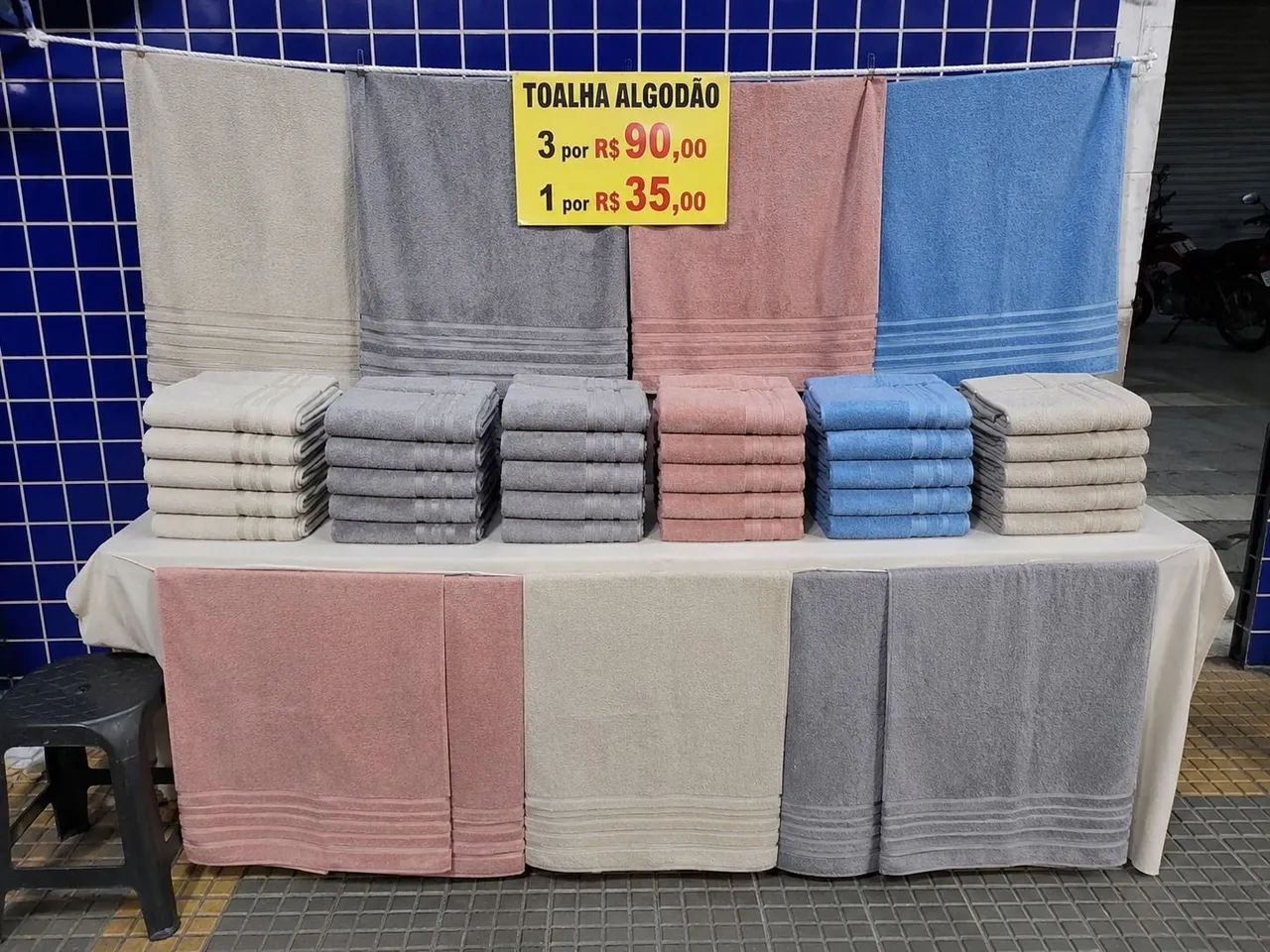 Toalha Camesa 100% algodão (140x70)