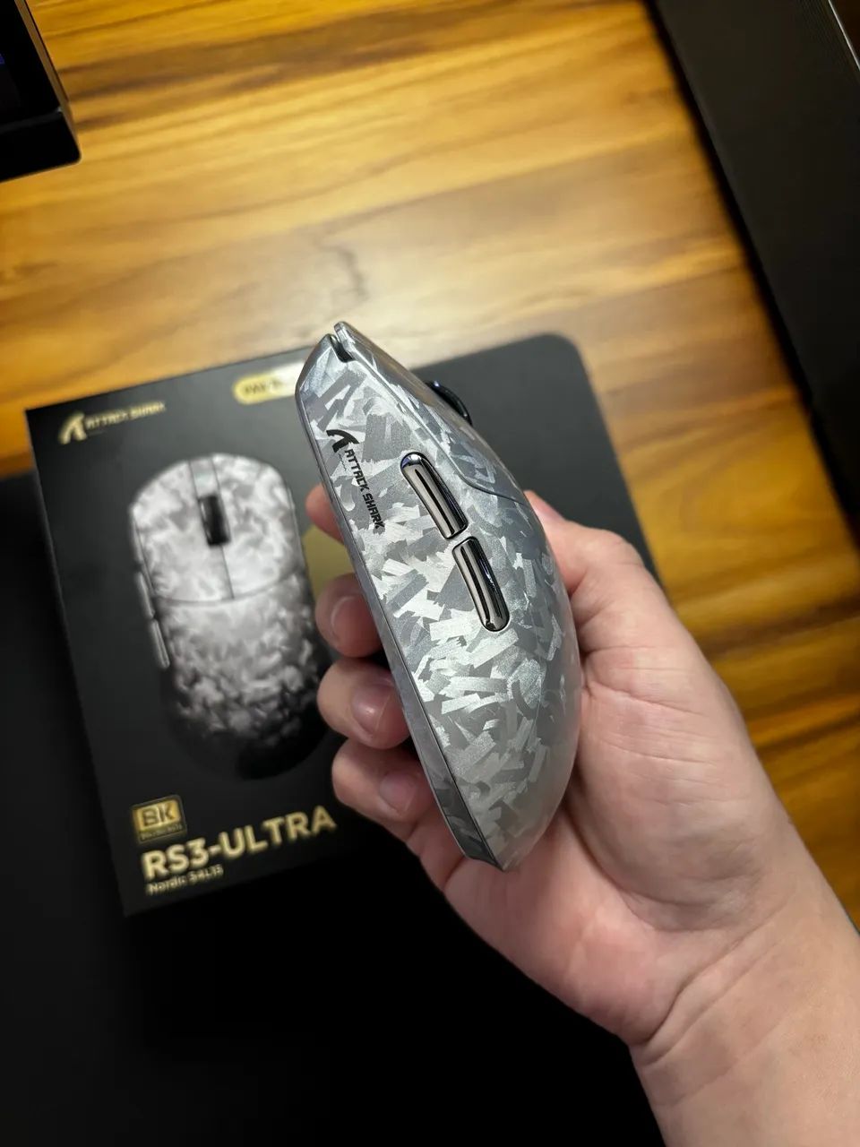 Mouse Attack Shark R3s Carbon - Foto 3